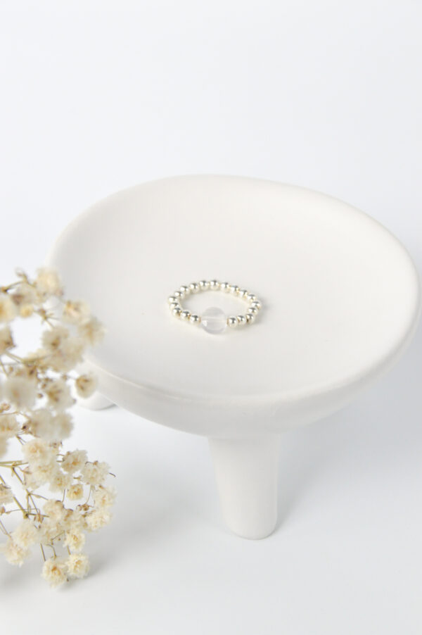 Rozenkwarts ring